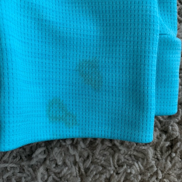 PUMA Dry cell teal long sleeve hooded t-shirt with pouch Women’s medium - Picture 8 of 8